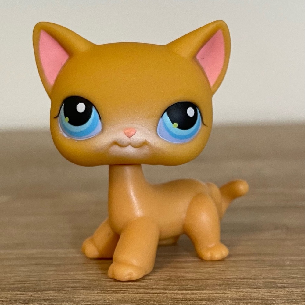 2004 Littlest Pet Shop Orange Short-Haired Cat #71